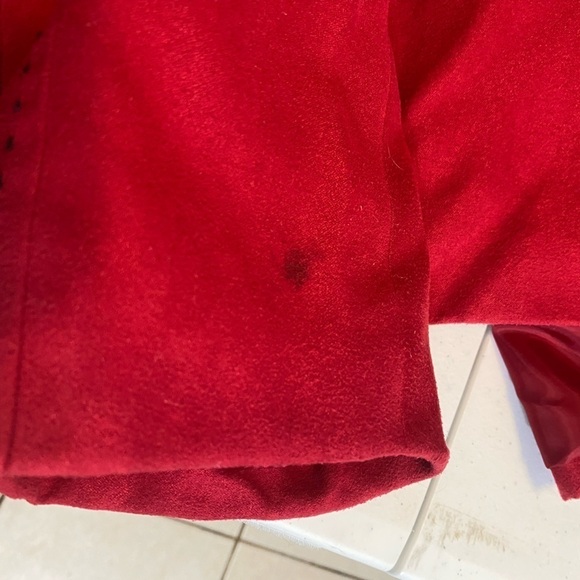 Alfred Dunner Womens Plus Size 16W Fully Lined Red Blazer Jacket - Picture 6 of 6